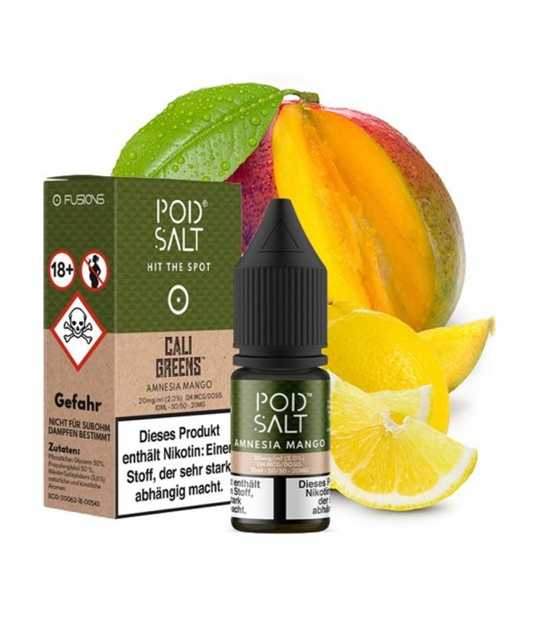 Pod Salt - Fusion - Amnesia Mango Nicotine Salt Li...