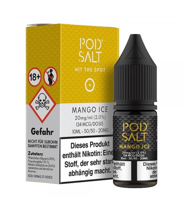 Pod Salt - Mango Ice Nic Salt Liquid 10ml