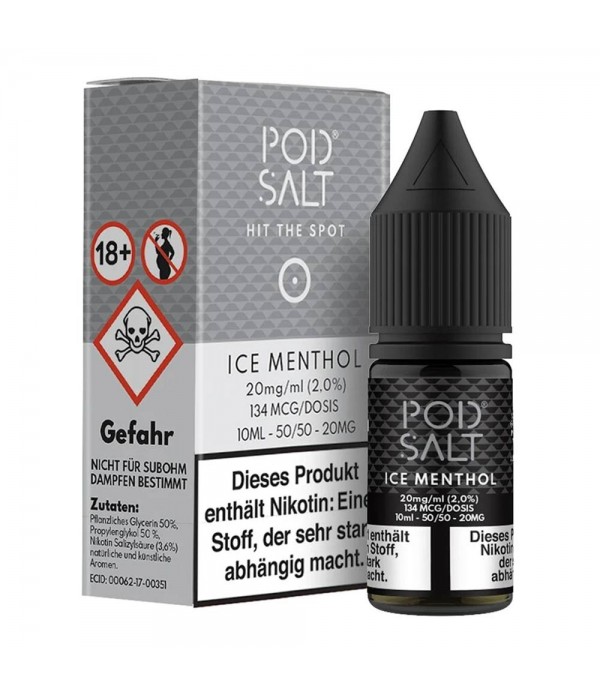 Pod Salt - Ice Menthol Nikotinsalz Liquid 10ml