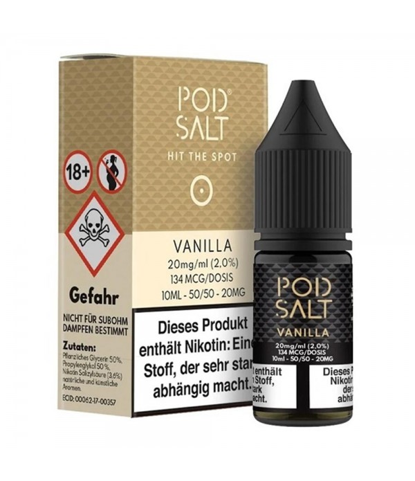 Pod Salt - Vanilla Nic Salt Liquid 10ml