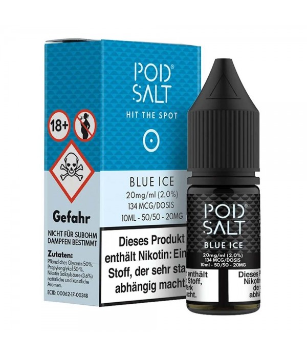 Pod Salt - Blue Ice Nic Salt Liquid 10ml