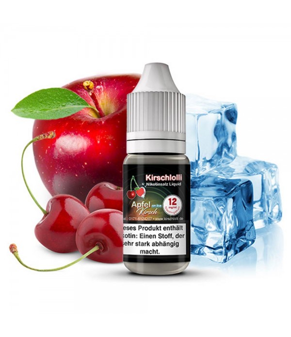 Kirschlolli - Apfel Kirsch Cool Nikotinsalz Liquid...