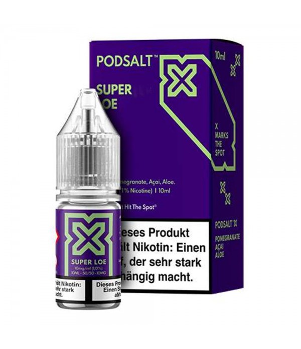 Pod Salt X - Super Loe Nic Salt e-Juice10ml