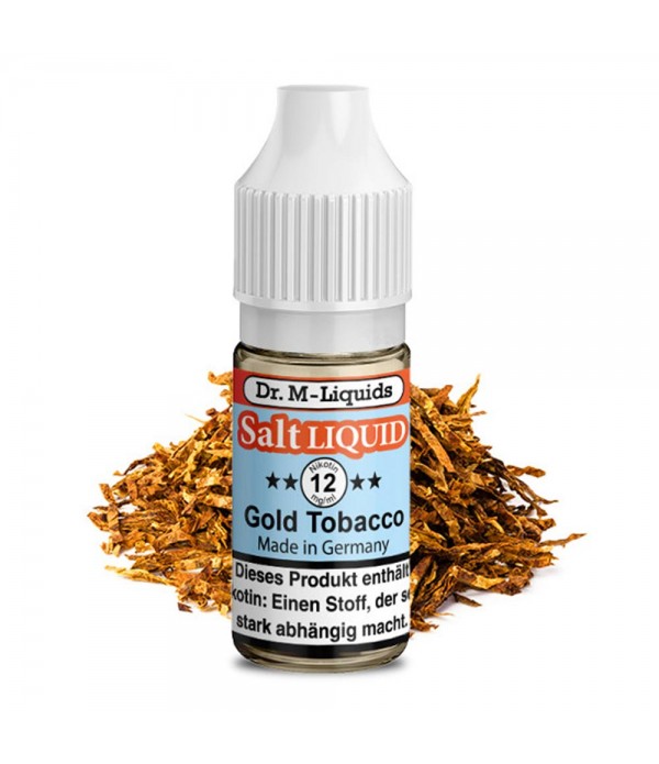 Dr. M - Gold Tobacco nicotine salt e-Juice