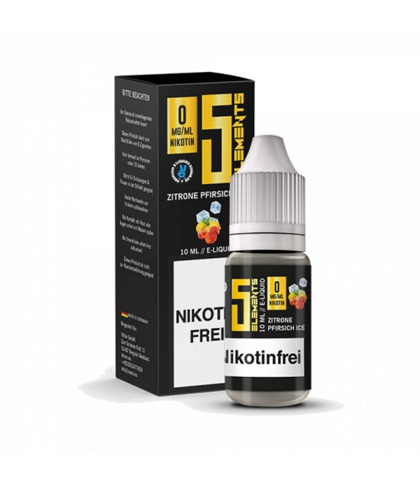 5 ELEMENTS - Zitrone Pfirsich Ice Liquid 10ml