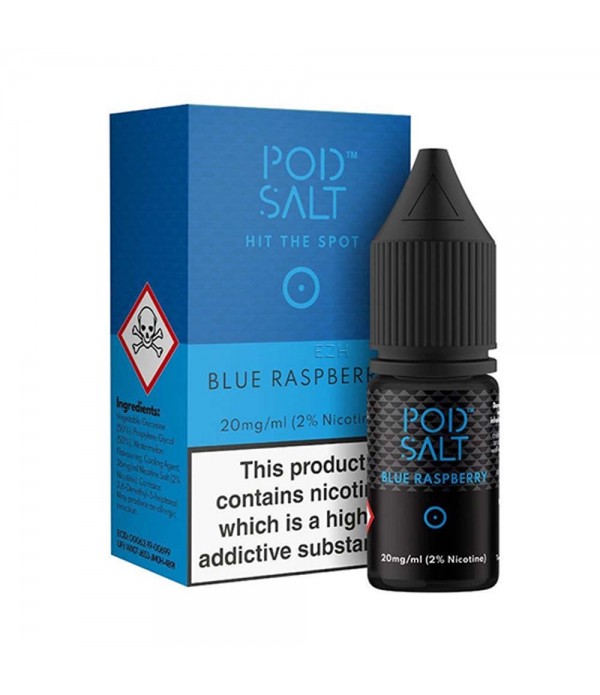 Pod Salt - Blue Raspberry Nic Salt e-Juice 10ml