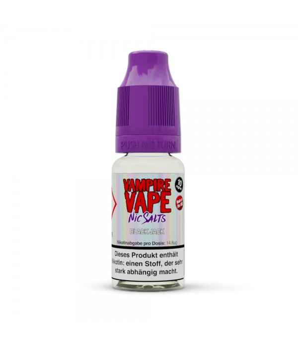 Vampire Vape - Black Jack NicSalt Liquid