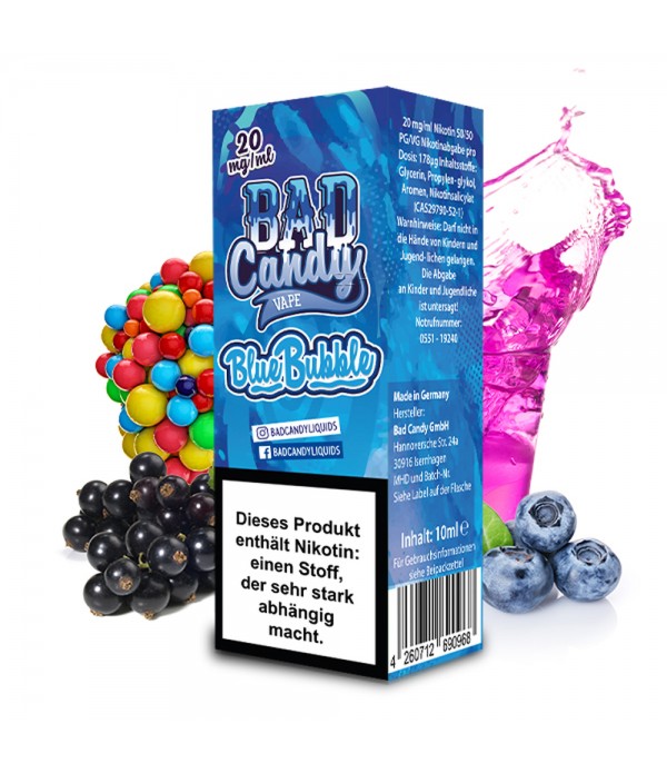Bad Candy Nic Salt - Blue Bubble Liquid 20mg