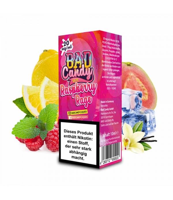 Bad Candy Nic Salt - Raspberry Rage Liquid 20mg