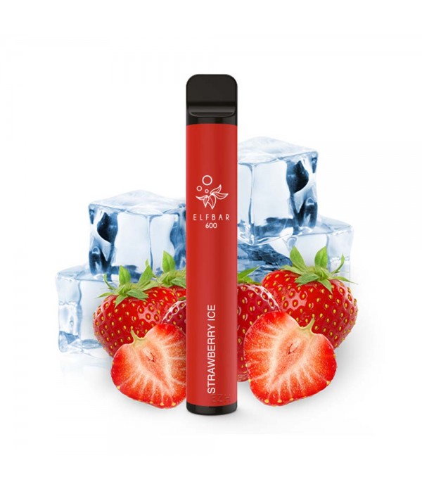 Elf Bar 600 - Nicotine free - Strawberry Ice