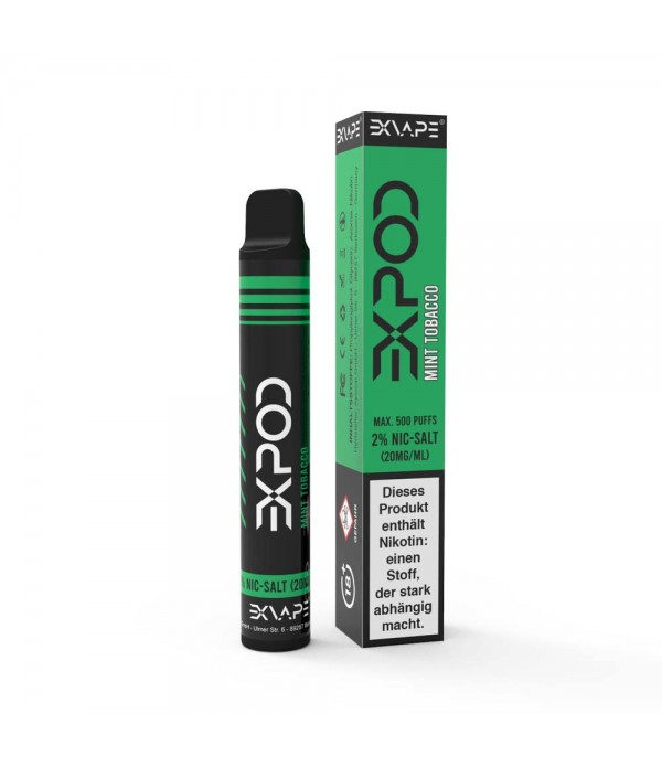 EXVAPE - EXPOD Disposable - Mint Tobacco 20mg