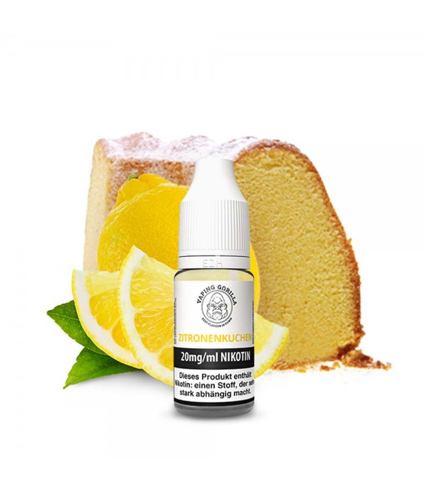 Vaping Gorilla - Lemon Cake Nic Salt Juice 10ml 20...