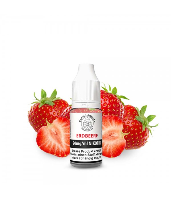 Vaping Gorilla - Strawberry Nic Salt Juice 10ml 20...