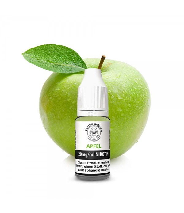 Vaping Gorilla - Apple Nic Salt Juice 10ml 20mg