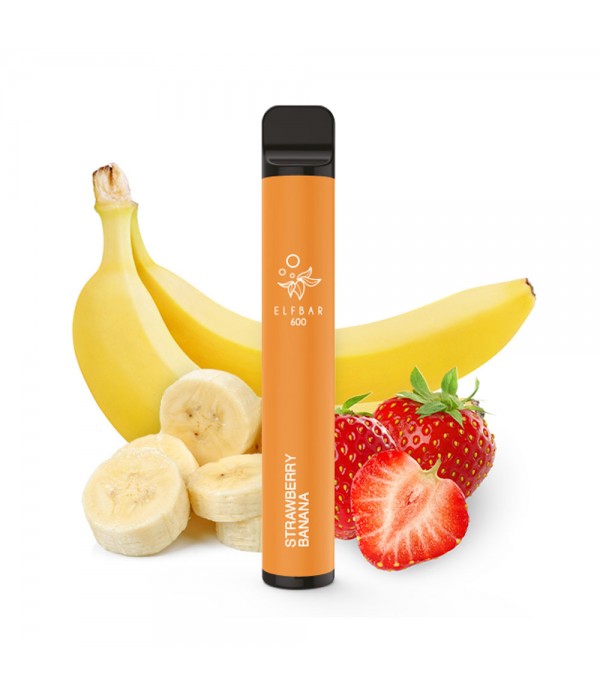Elf Bar 600 - Strawberry Banana - 20mg